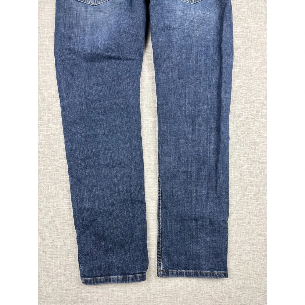 Signature Levi Strauss Men's 36x29 Gold Label Regular Taper Blue Dark Wash Jeans